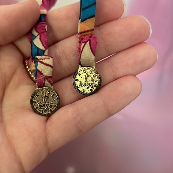 T-BAGS Los Angeles Vibrant Print Halter Tunic silk/cotton blend - Picture 4 of 6